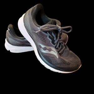 Saucony Black and White Running Shoes